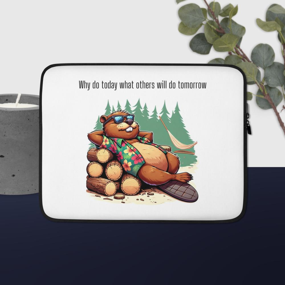 Sawdust Sam Why do today, Laptop Sleeve