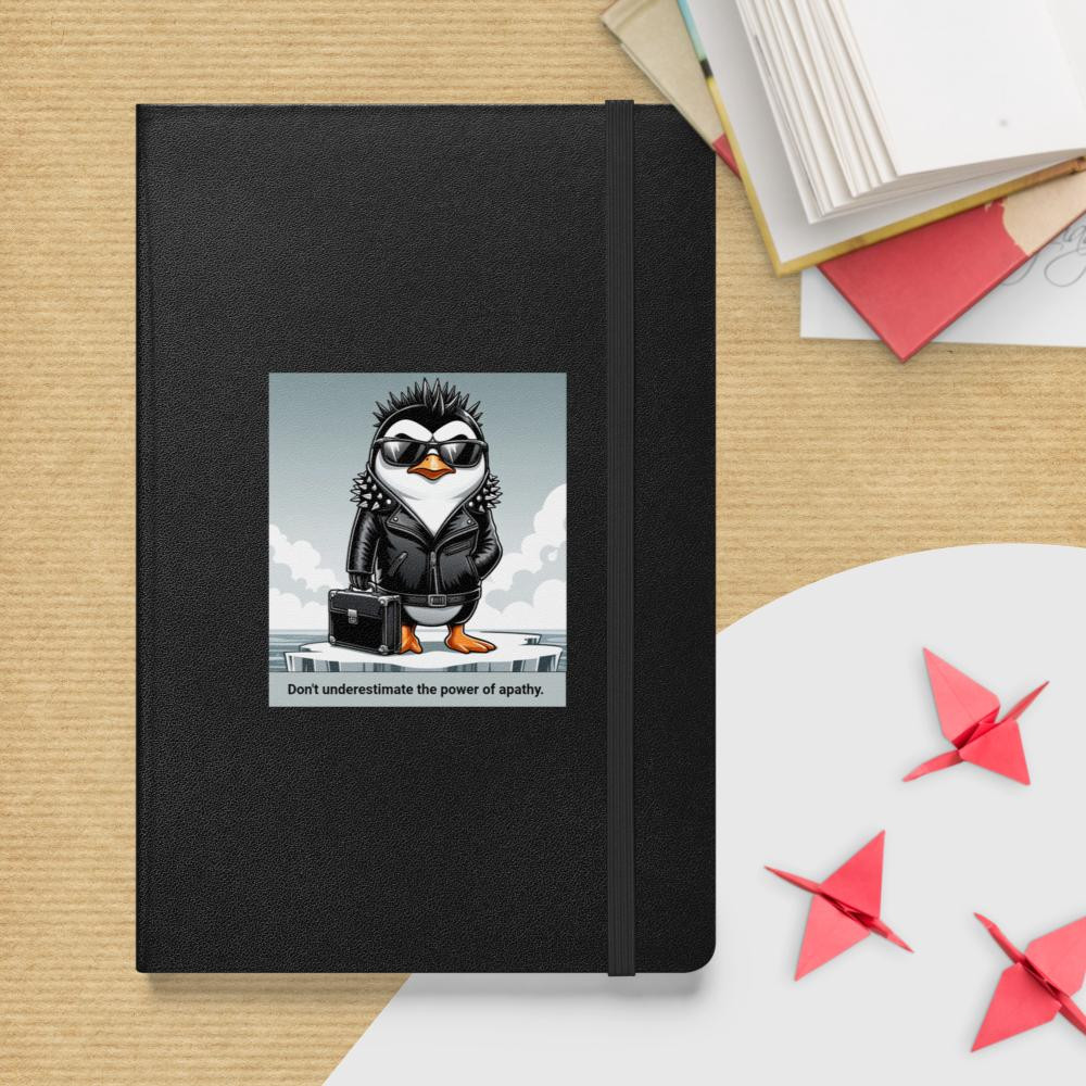 Preston Iceworth's Apathetic Hardcover bound notebook