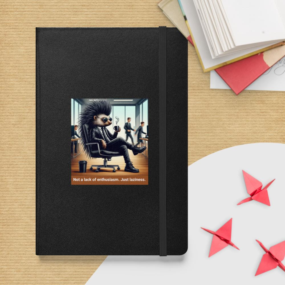 Pierce Chillwell's Lazy Hardcover bound notebook