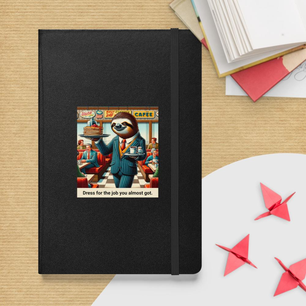 Napoleon Napperstein the Waiter Hardcover bound notebook