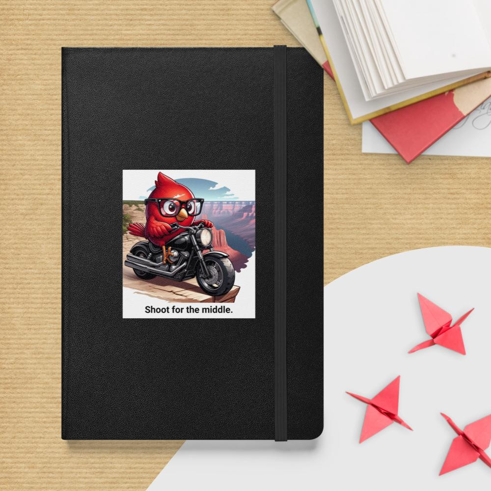 Rudy Big Tude Shoot for the Middle Hardcover bound notebook