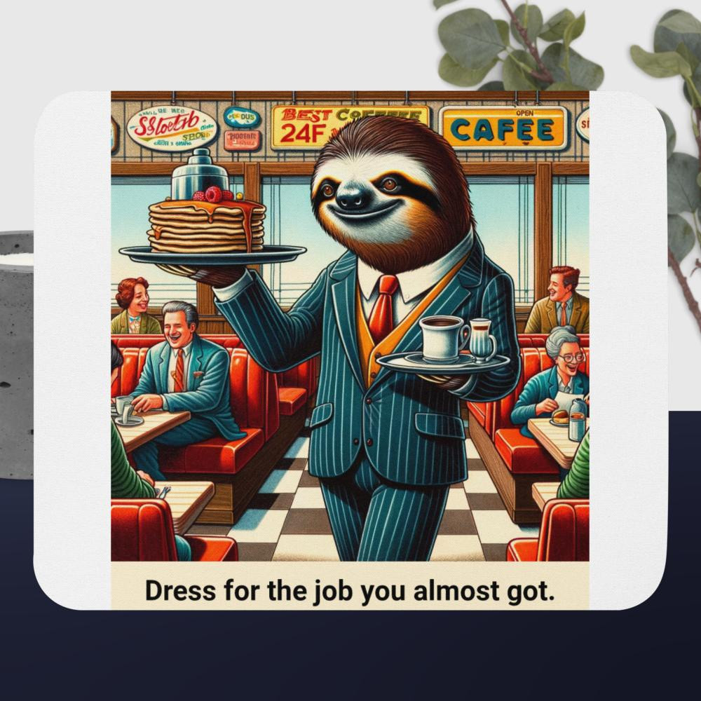 Napoleon Napperstein Dressed for the Job Mouse pad