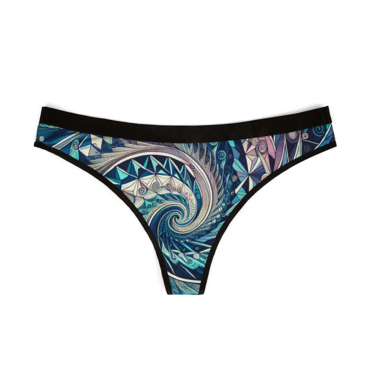 Turquoise Tempest - Women's Thongs