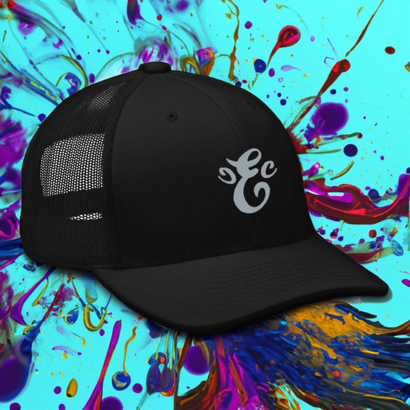 Eatn Unisex // Black & Grey // Trucker Hat