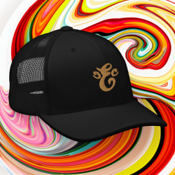 Eatn Unisex // Black & Khaki // Trucker Hat