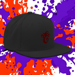Eatn Unisex // Black & Maroon // Snapback Hat
