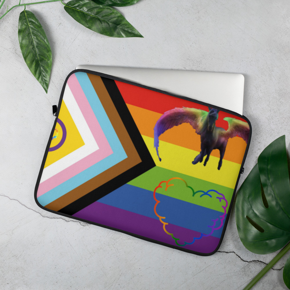 Modern Pride Flag Laptop Sleeve
