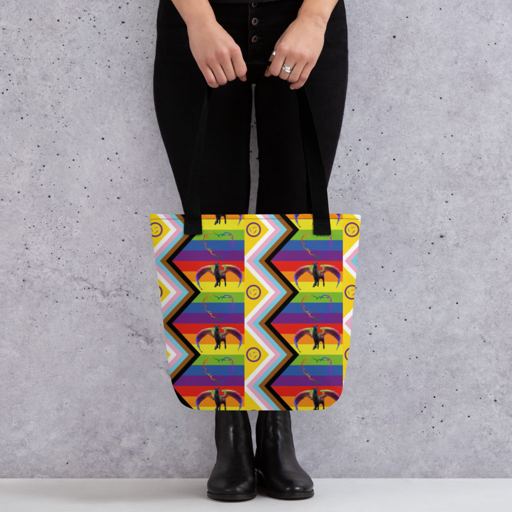 Modern Pride Flag Tote Bag