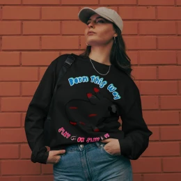 Slay Bunny Premium heavyweight long sleeve shirt