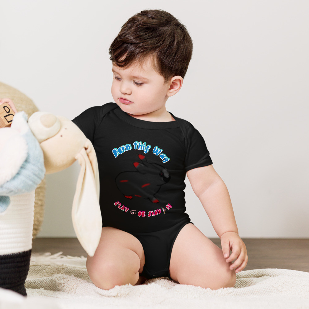 Slay Bunny Baby short sleeve one piece