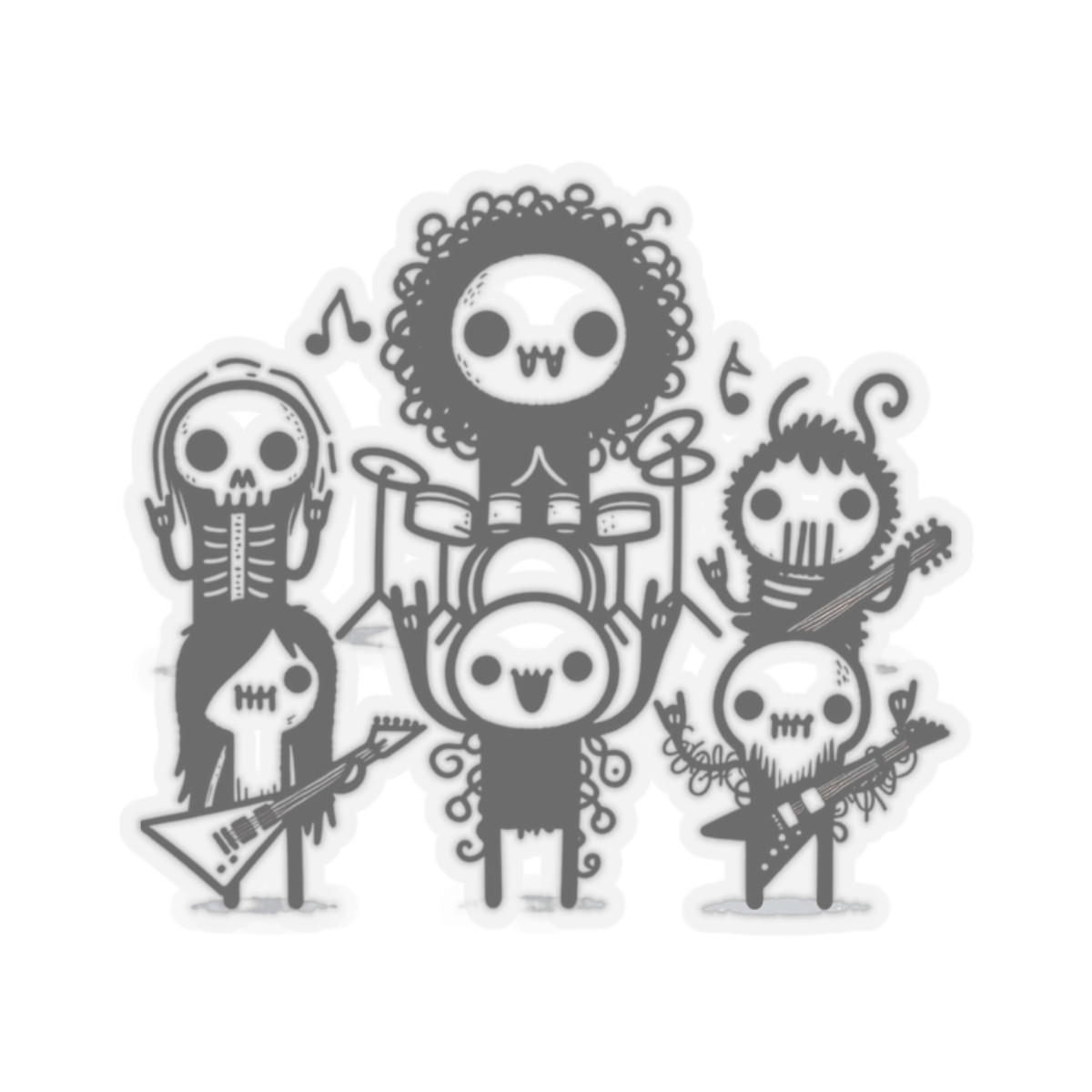 Rock Band 5 Kiss-Cut Stickers