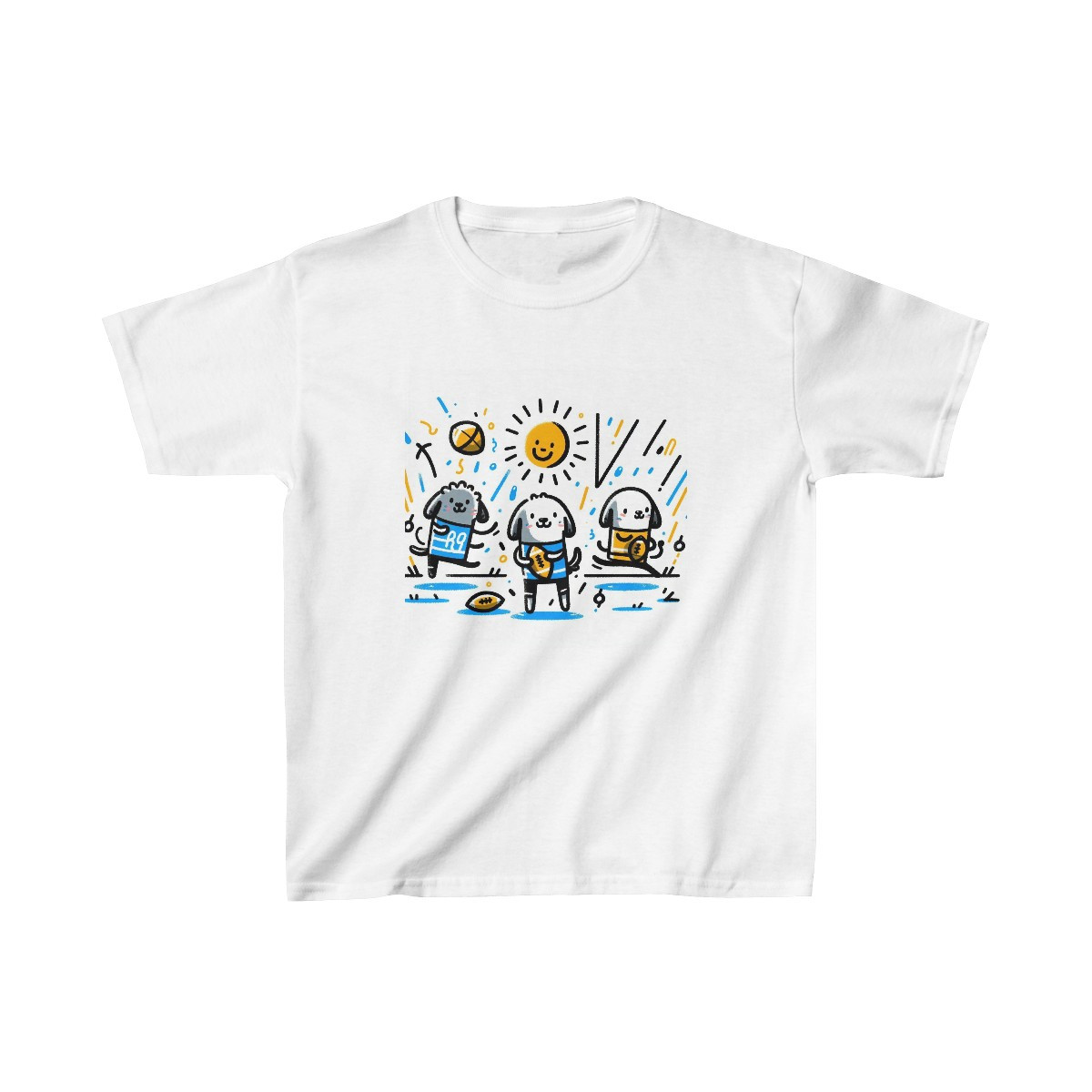 American Football Doggies - Kid's Tee