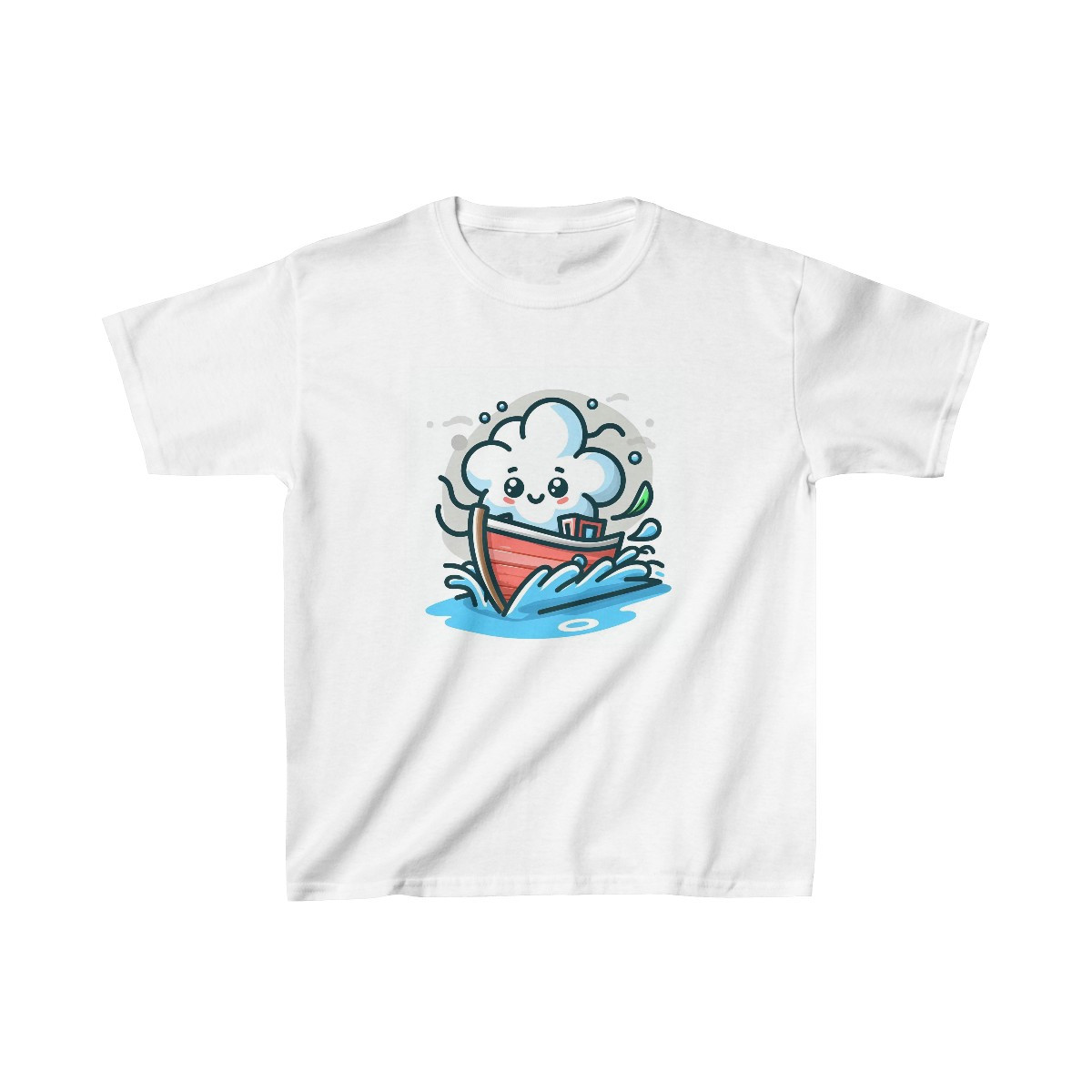 Cloudy boat - Kid's Tee