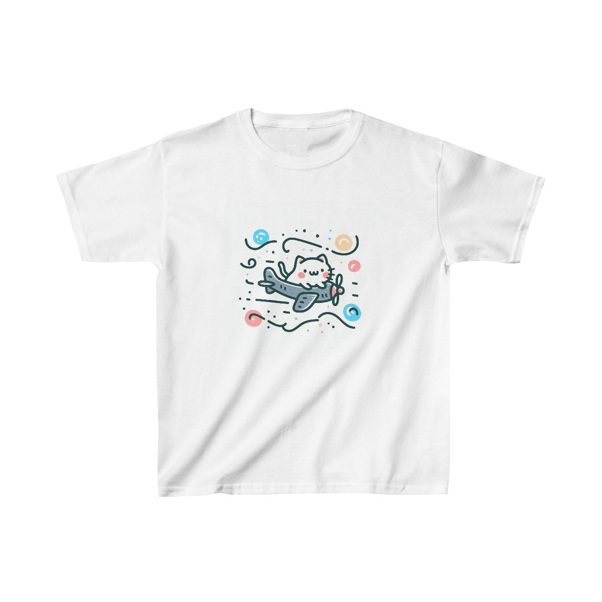 Sir Whiskers Flies a Plane - Kid's Tee