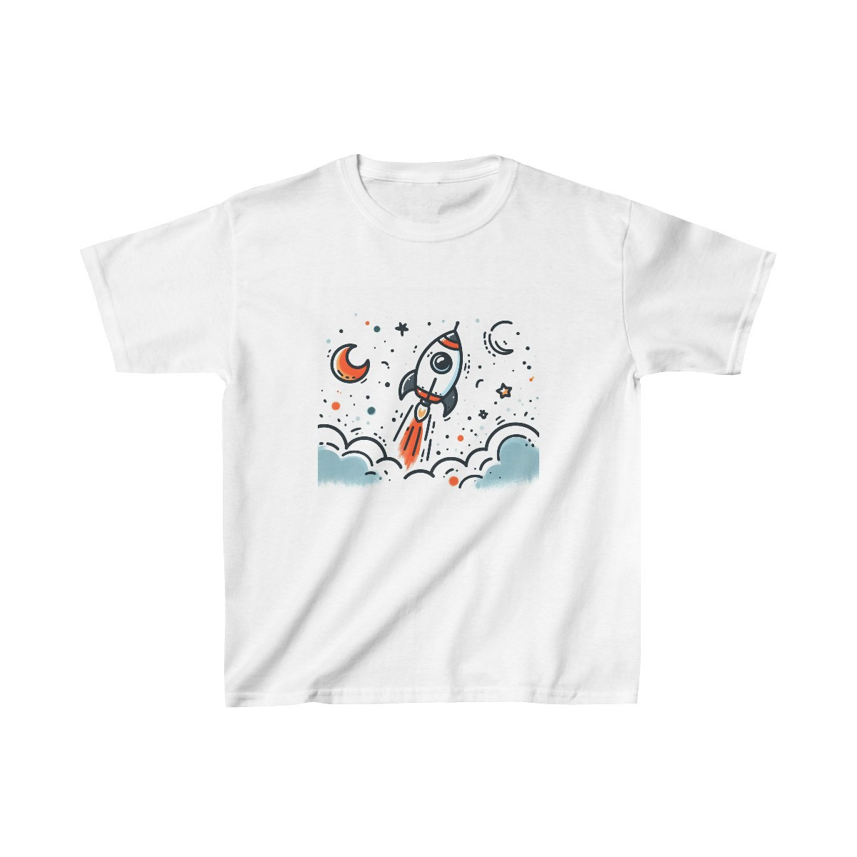 Space Rocket soaring - Kid's Tee