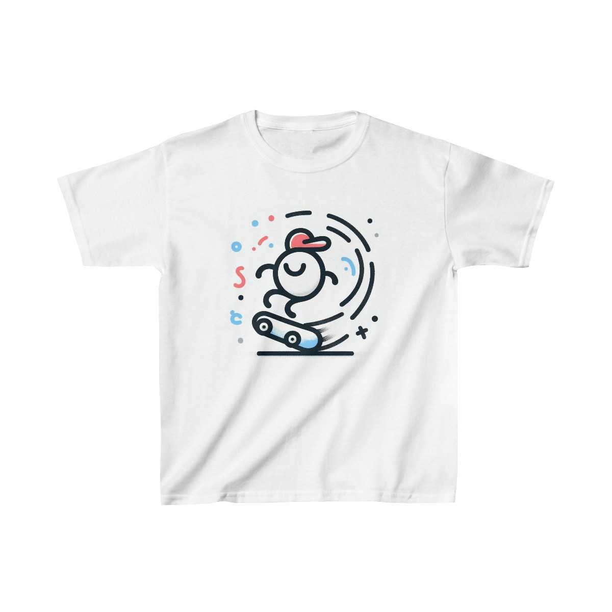 Skateboard Doodle Trick - Kid's Tee