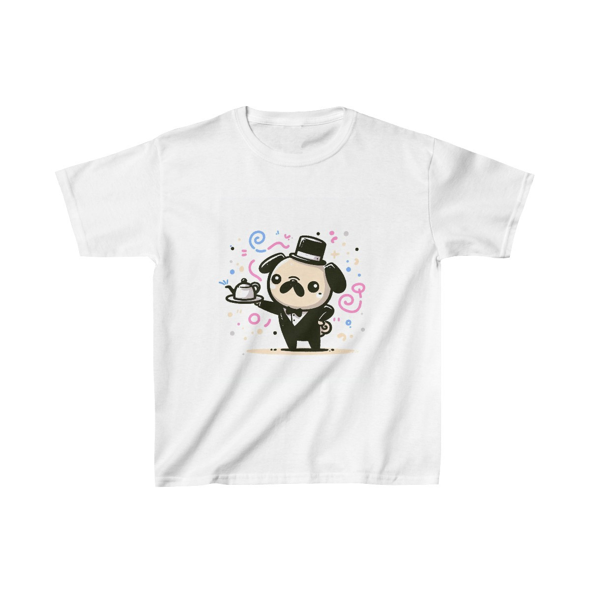 Pug Waiter - Kid's Tee