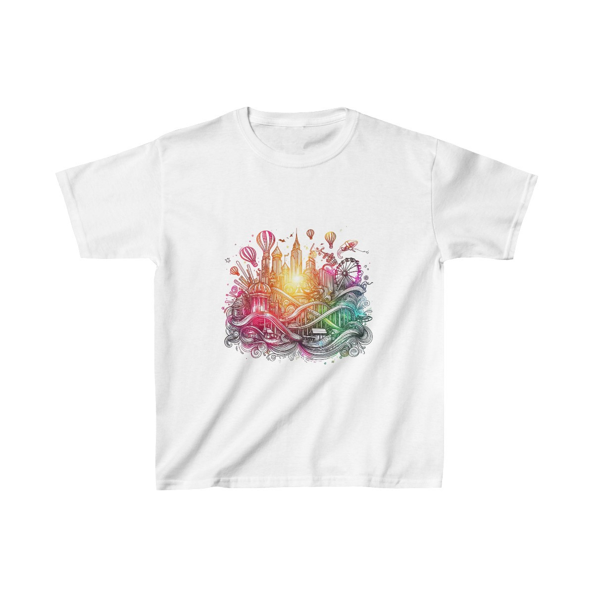 Rollercoaster Sun Fun - Kid's Tee