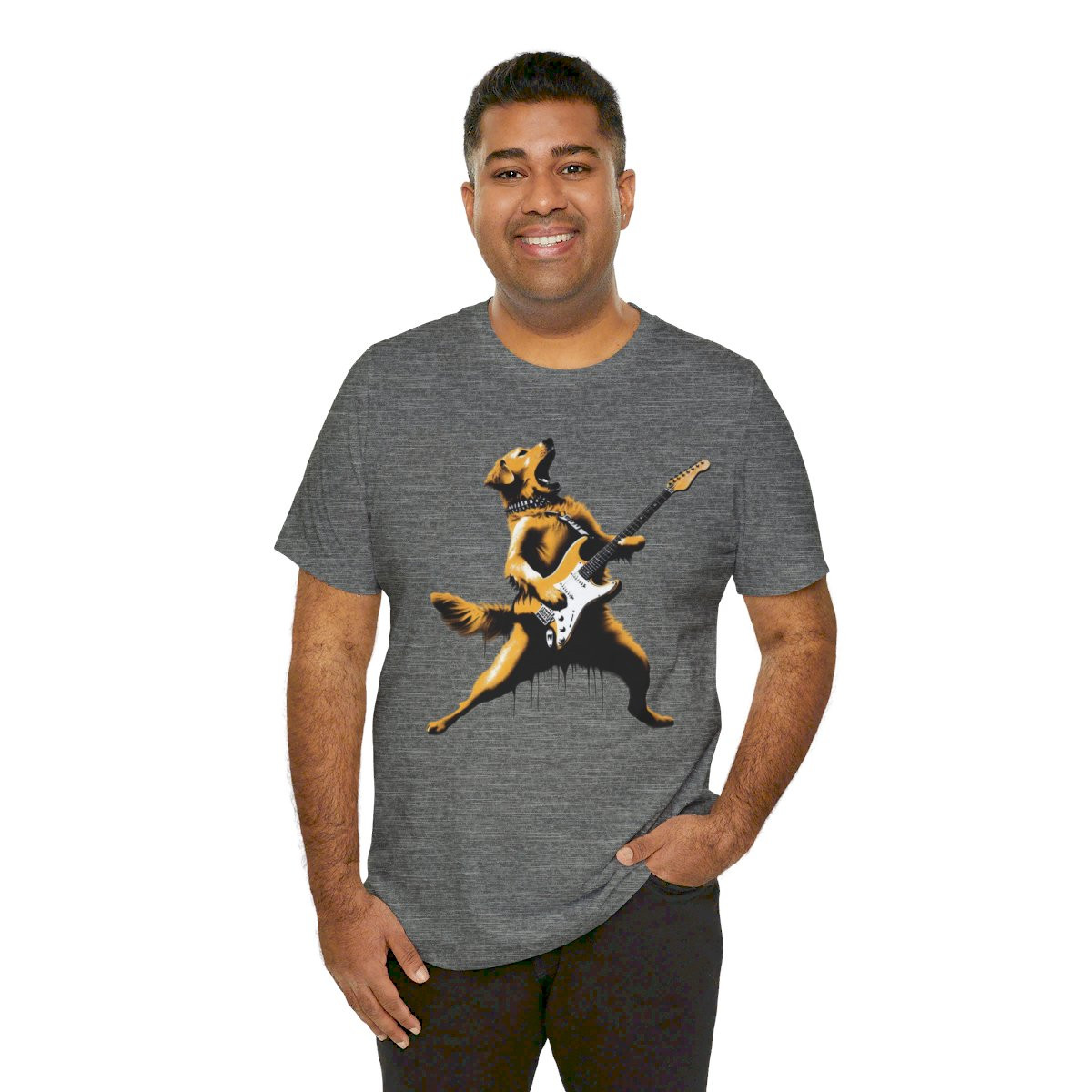 Rock n' Roar Singing Labrador Rock Guitar - Tee