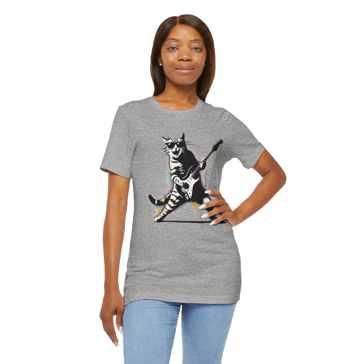 Rock n' Roar Fierce Cat Rock Guitar - Tee