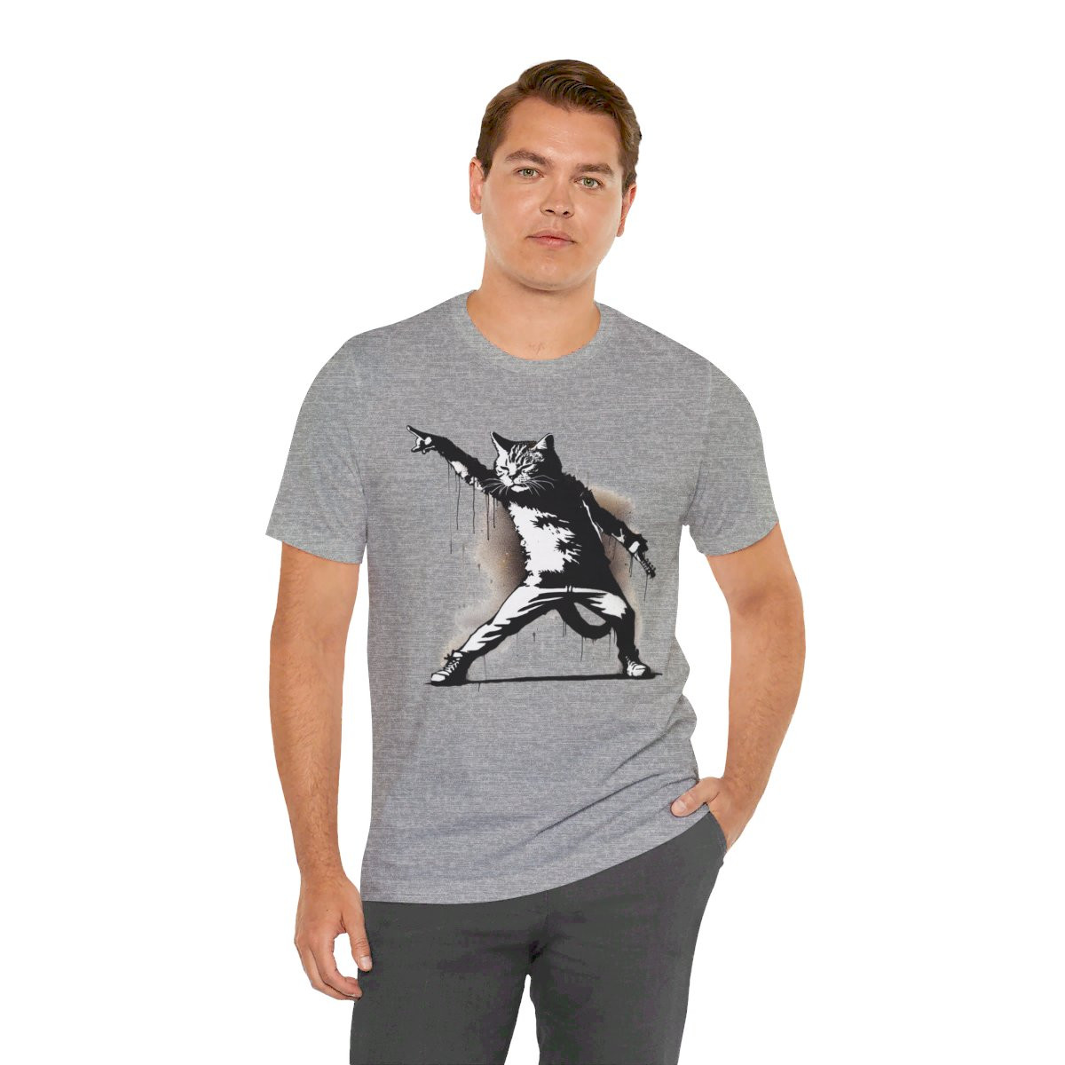 Rock n Roar Cat Stretch - Tee