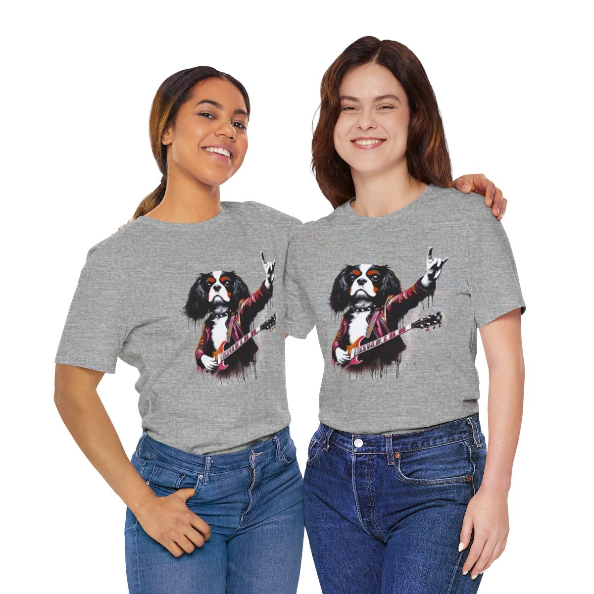 Rock n' Roar Cavalier King Charles Rock On  - Tee
