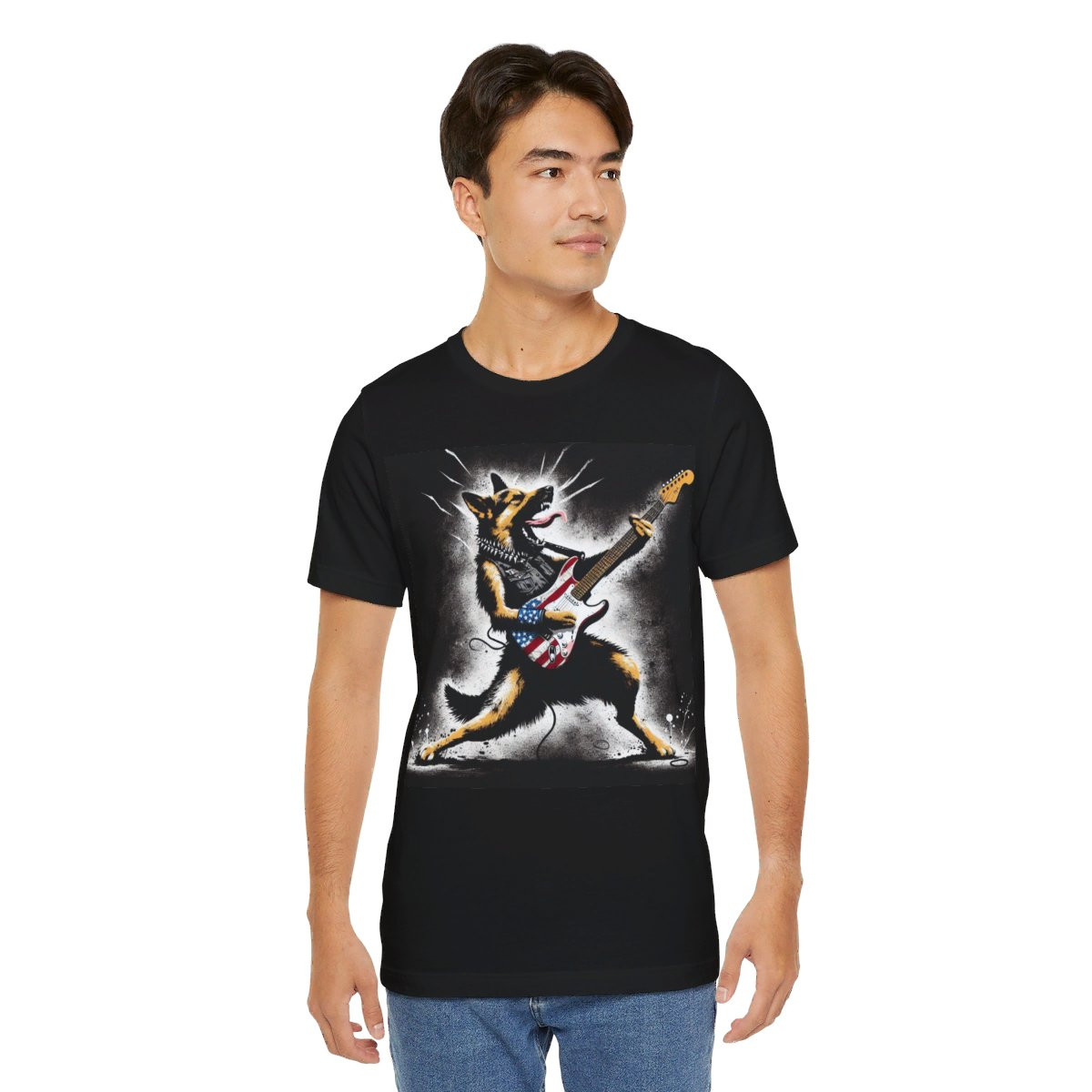 Rock n' Roar German Shepherd Rocker - Tee