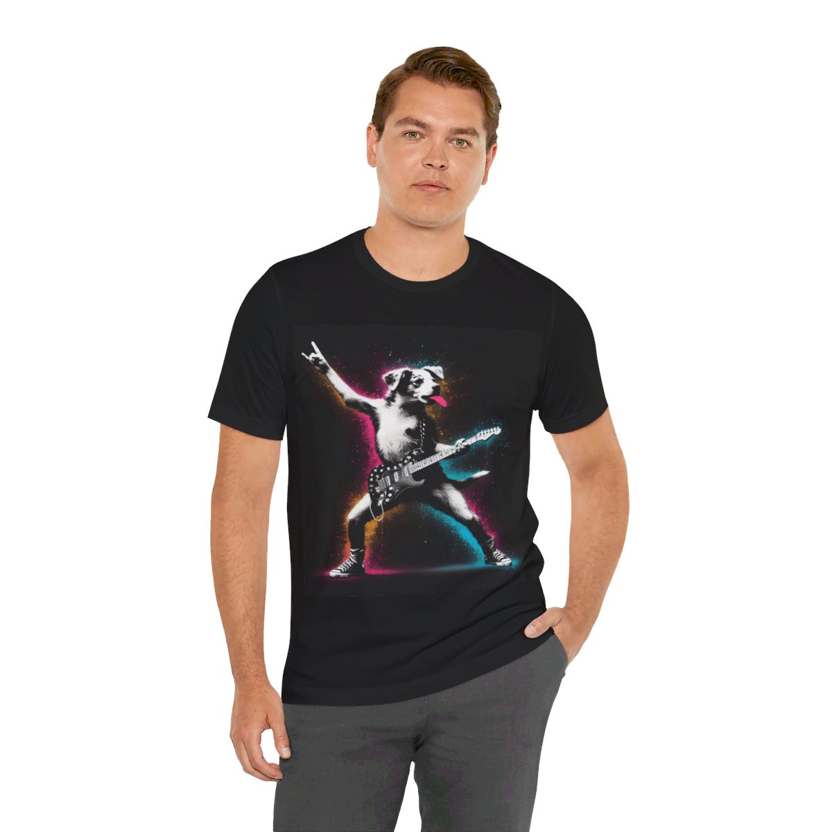 Rock n' Roar Glowing Aura Dog - Tee