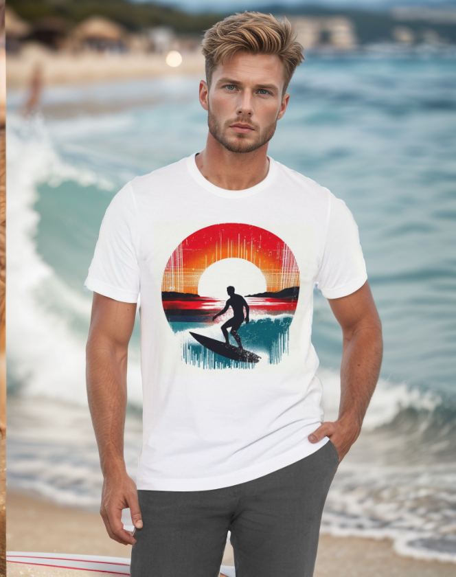 Sunset surfer - Tee