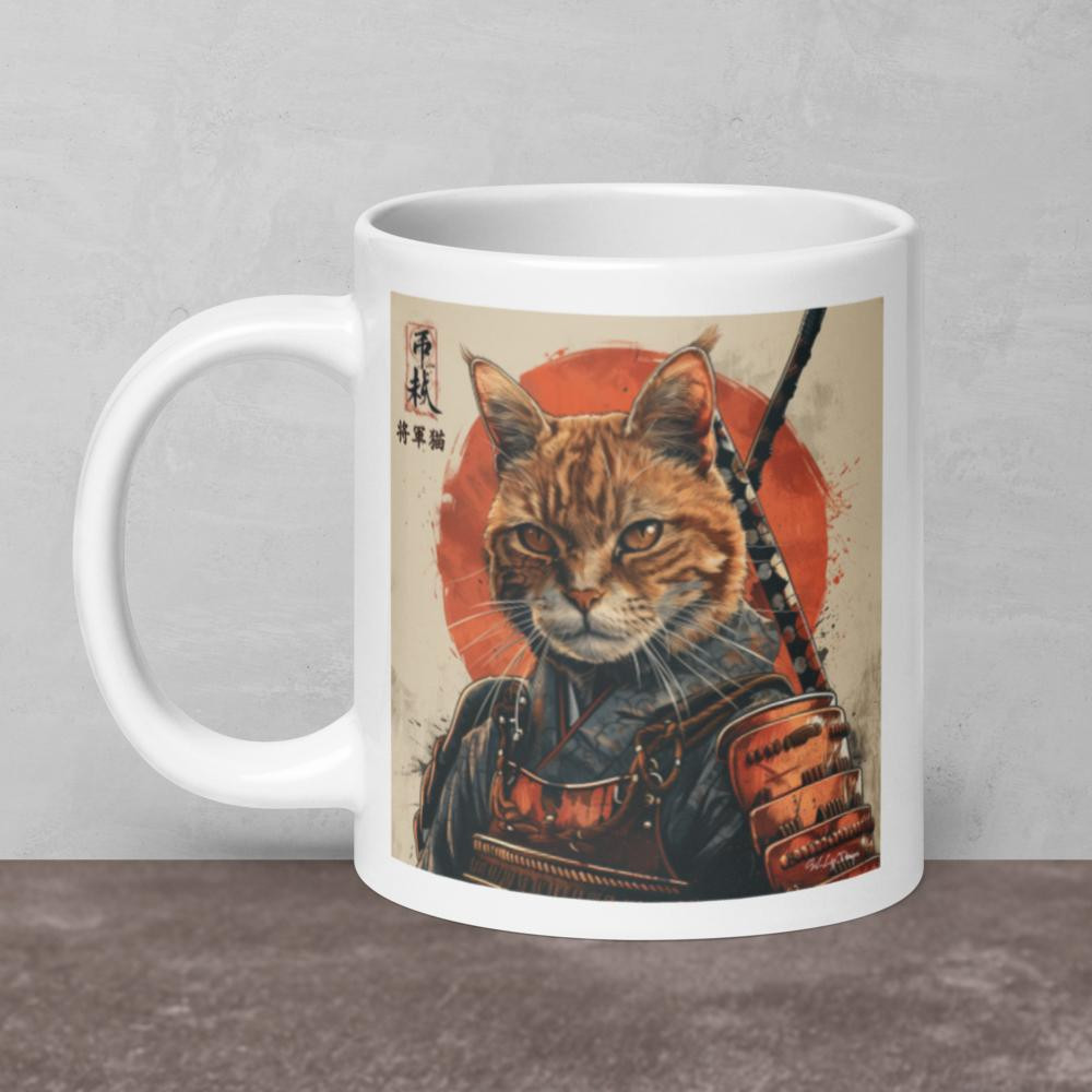 Shogun Catz 1 - White glossy mug