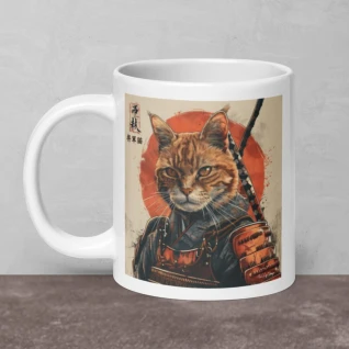 Shogun Catz 1 - White glossy mug