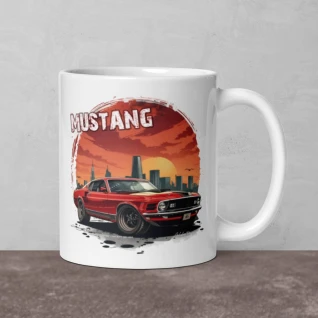 Mustang 2 - White glossy mug