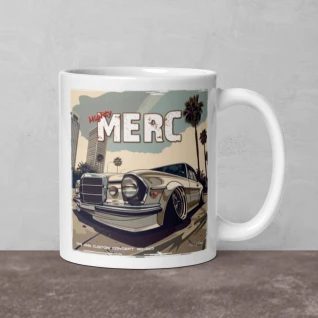 Mighty Merc 1 - White glossy mug