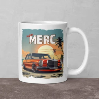 Mighty Merc 3 - White glossy mug