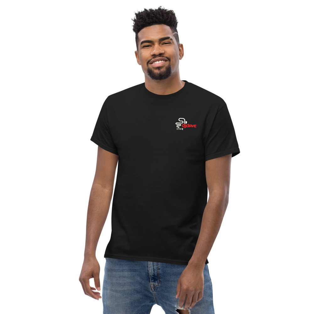 DJDave Brand - Men's classic tee - DJDaveLIVE crest
