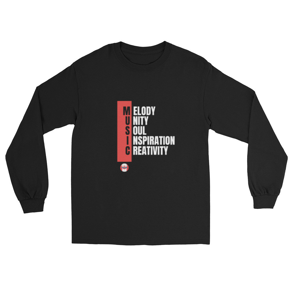 Music - Men’s Long Sleeve Shirt - DJDave