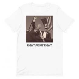 TRUMP  Fight Fight Fight  - Unisex t-shirt