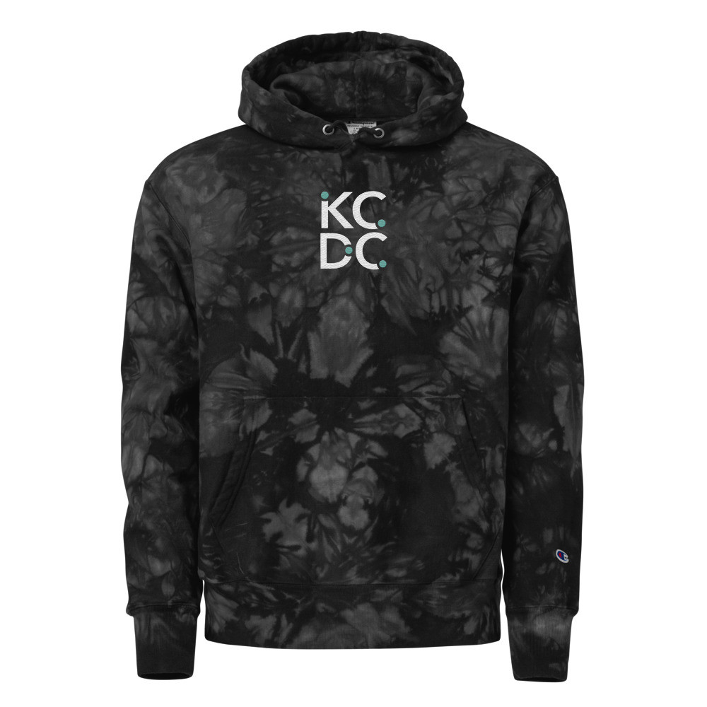 Unisex Tie-Dye Stacked Logo Hoodie