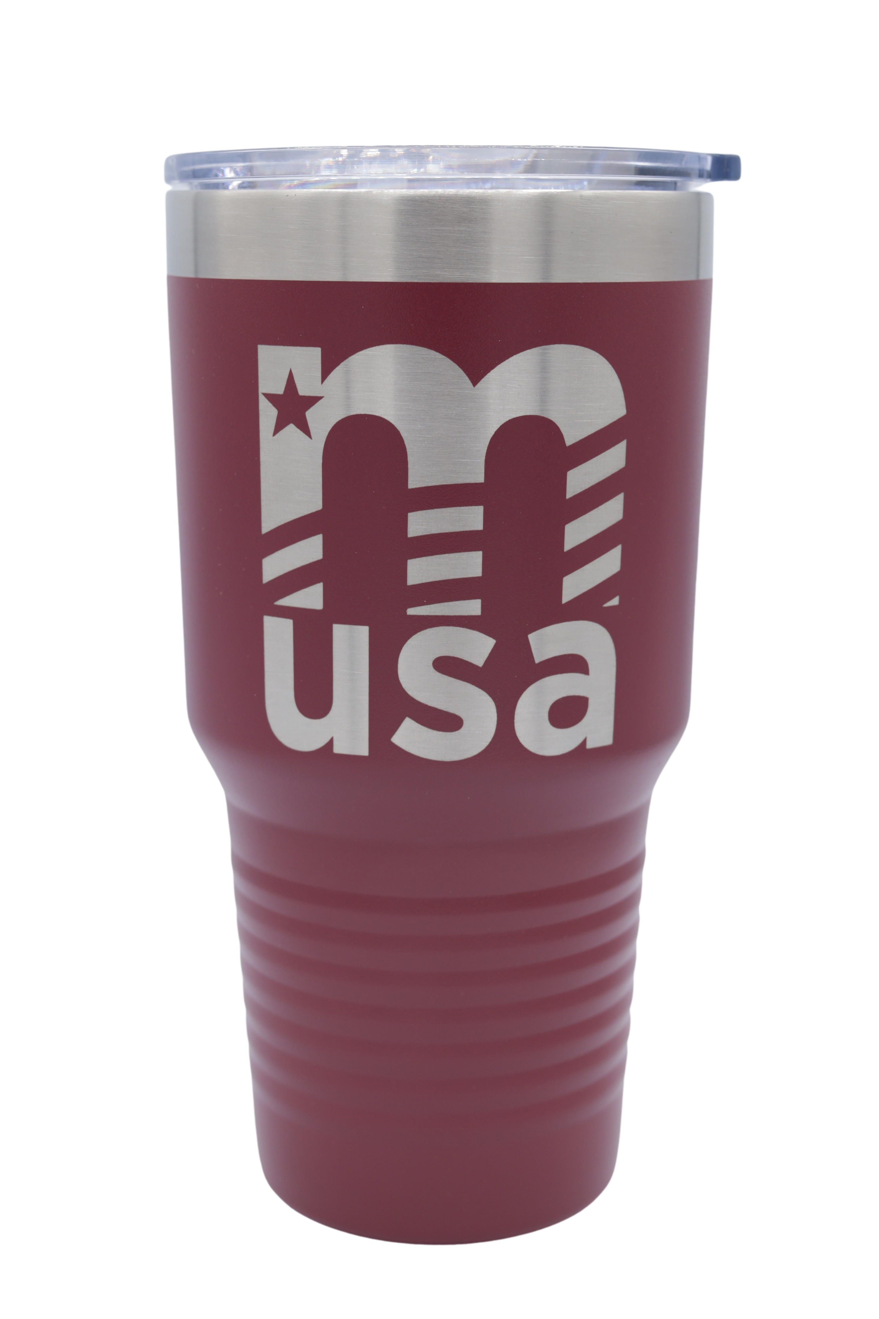 MUSA Logo Maroon 30oz Tumbler