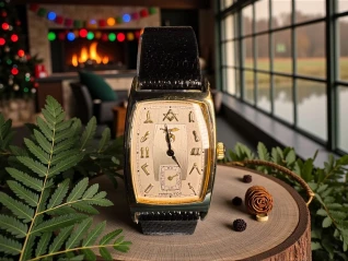 Hamilton 6172 Masonic Tank Watch Registered Edition 050/500 Antioch Shriners