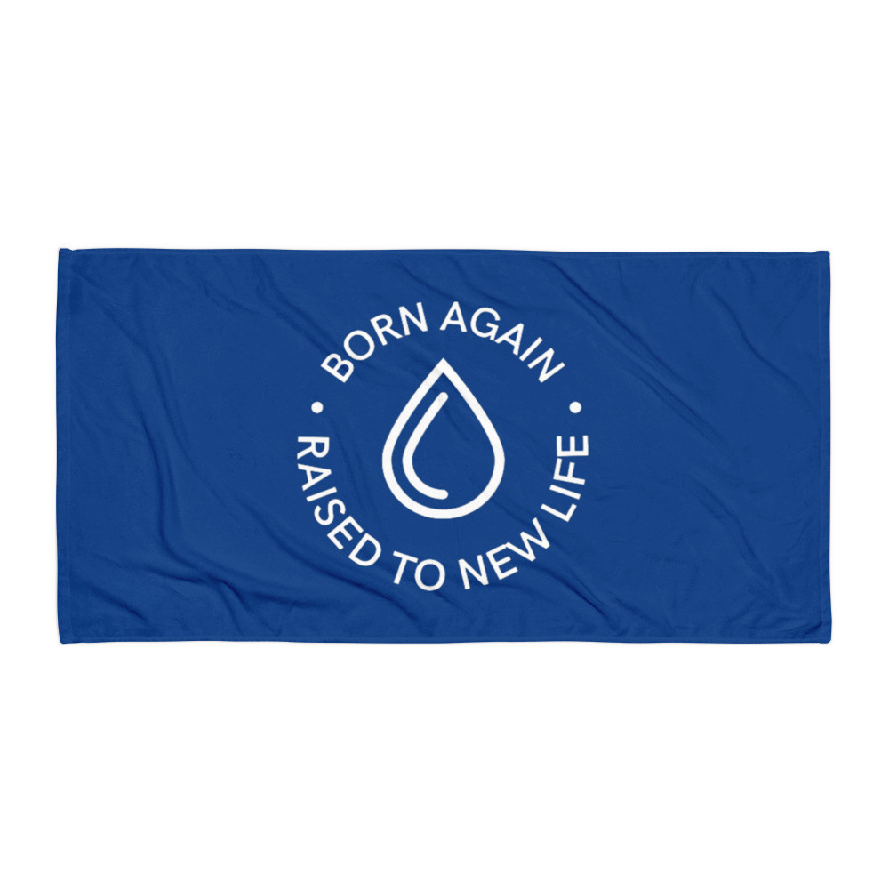 Born Again Baptism Towel