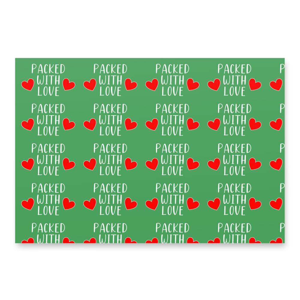 Packed with Love Wrapping Paper Sheets