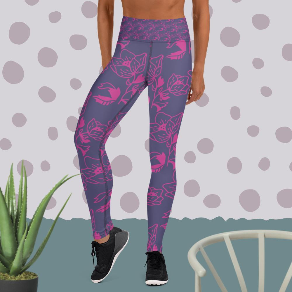 Cornflower Yoga Leggings