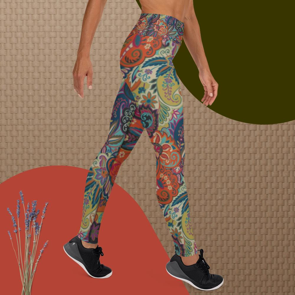 Paisley Yoga Leggings