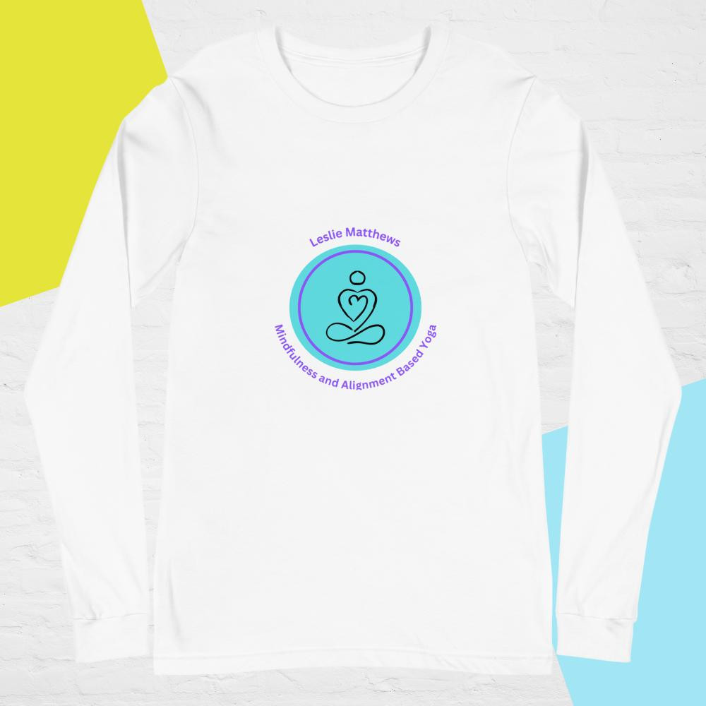 Leslie Matthews Yoga Logo Unisex Long Sleeve Shirt