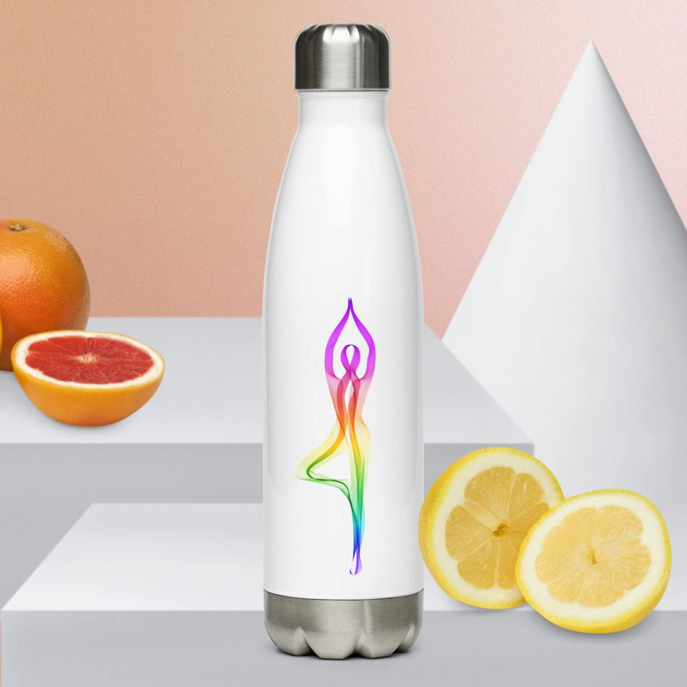 Tree Pose Stainless Steel Water Bottle