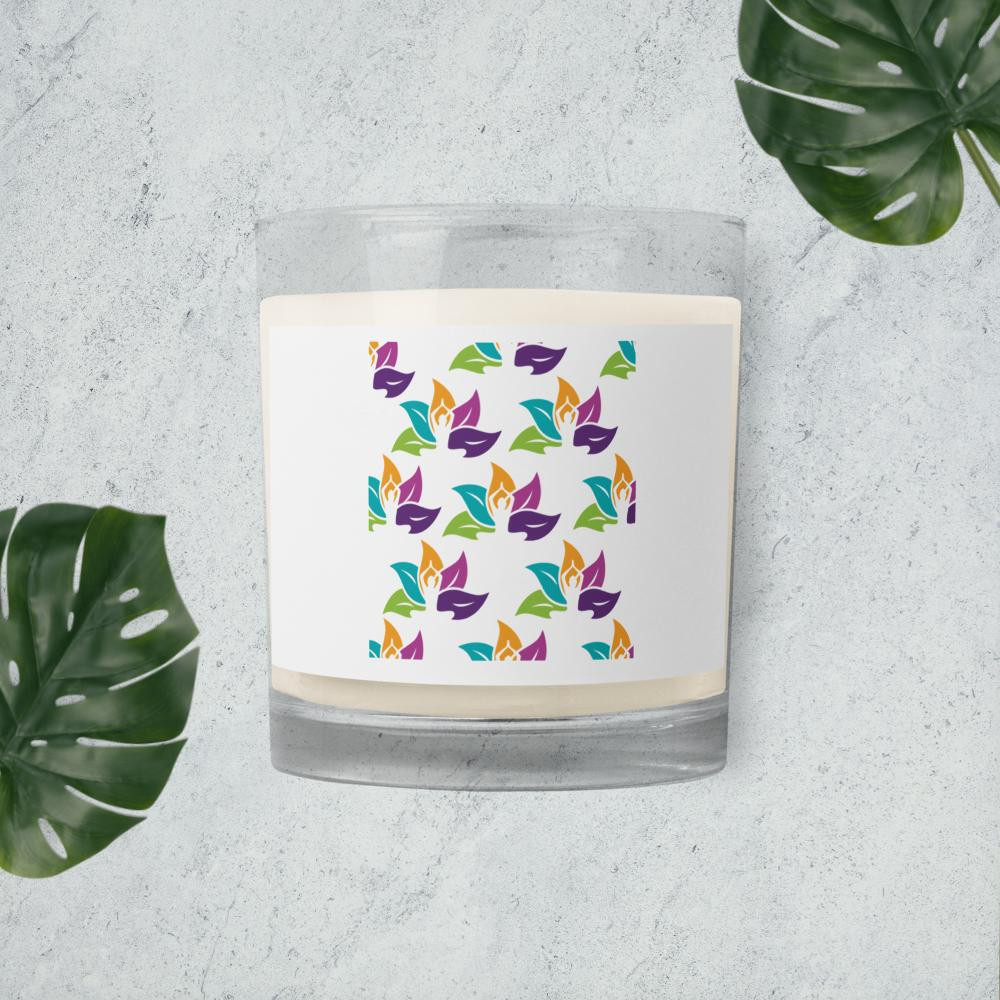 Lotus Glass Jar Soy Wax Candle