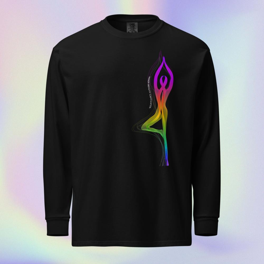 Tree Pose Heavyweight Long Sleeve Shirt