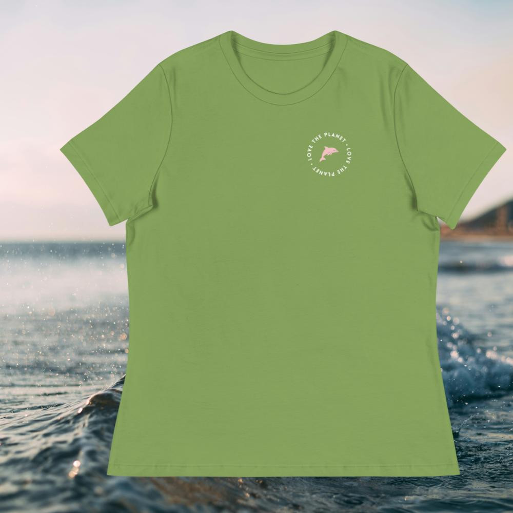 Love the Planet Dolphin Women's Relaxed T-Shirt