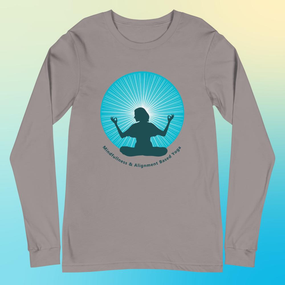 Mindfulness and Alignment Based Yoga Unisex Long Sleeve Tee